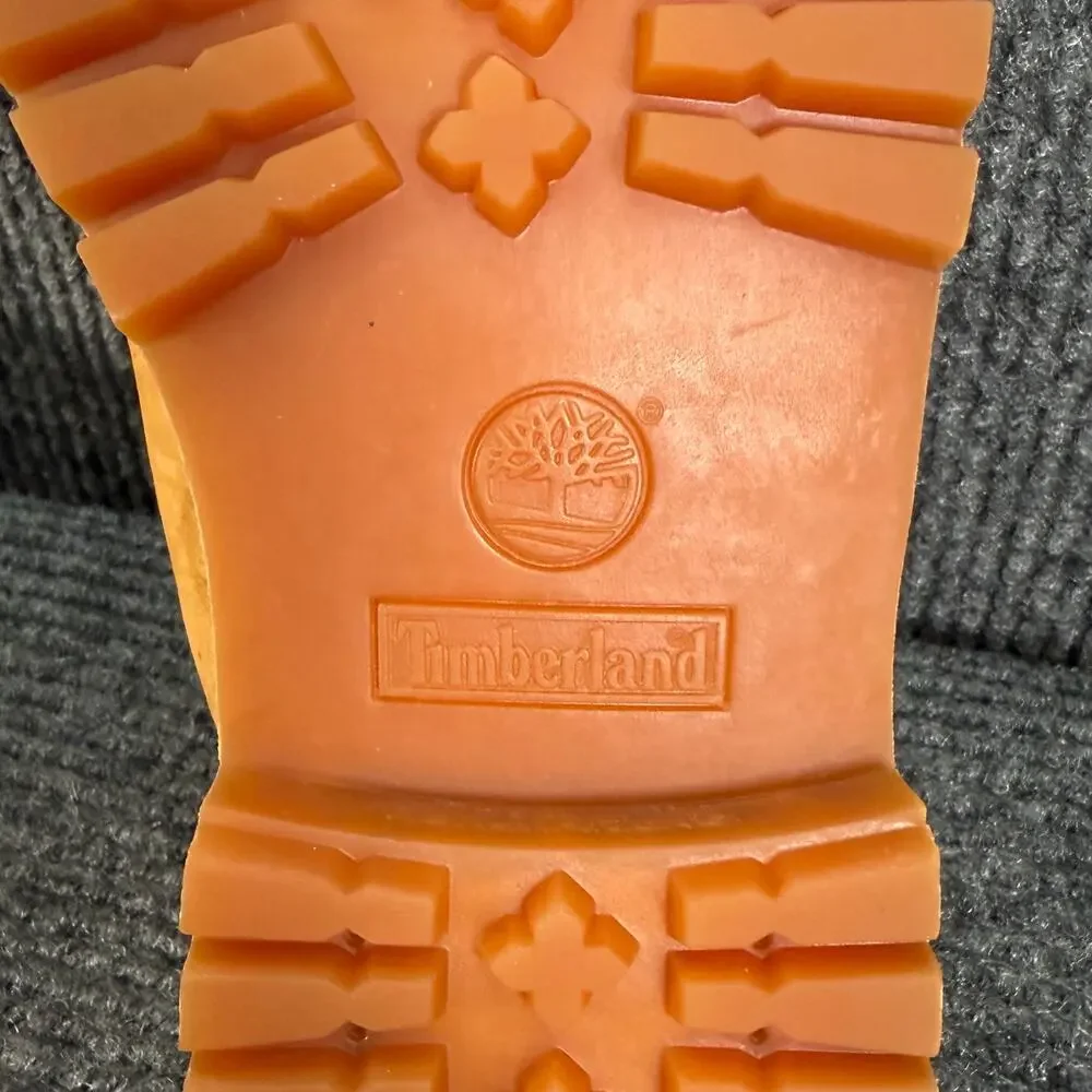 Timberland Premium 6 Inch Boys Size 5 Wheat Nubuck Boots Fits Women's 7 Approx